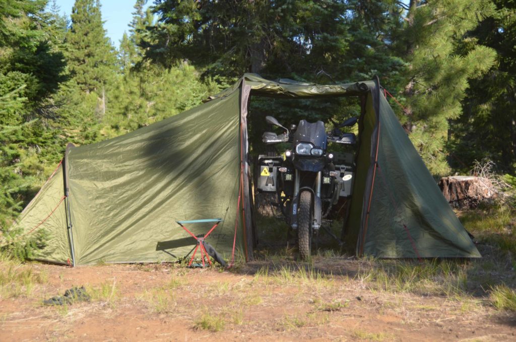 Camping with an ADV bike