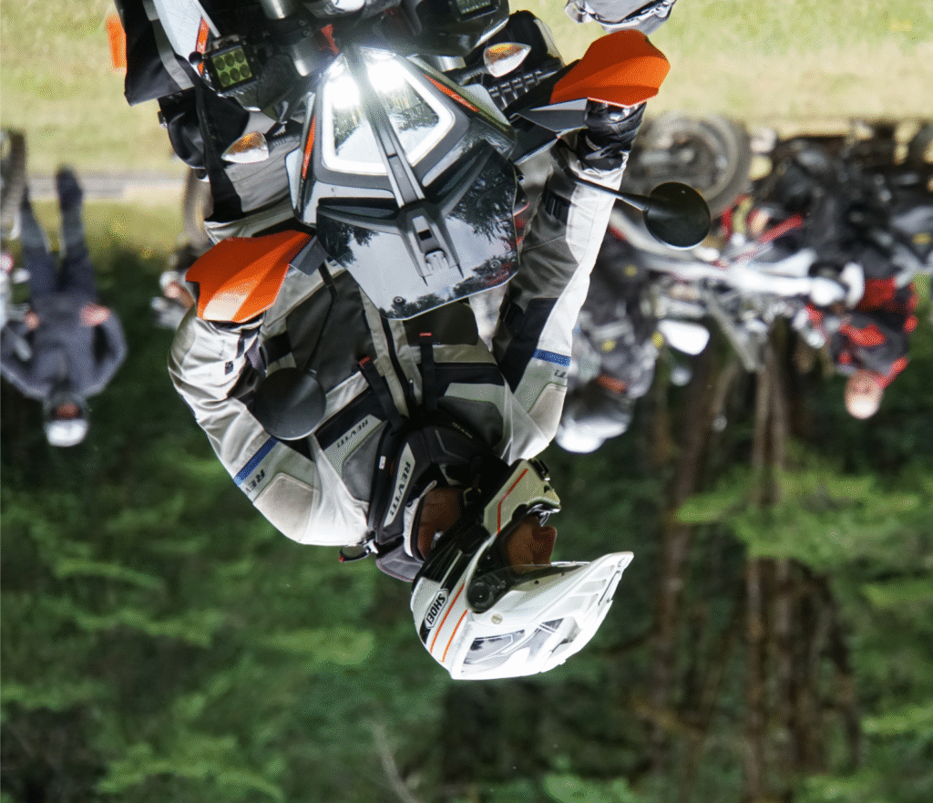 Bret Tkacs riding his KTM during an Oregon ADV training.