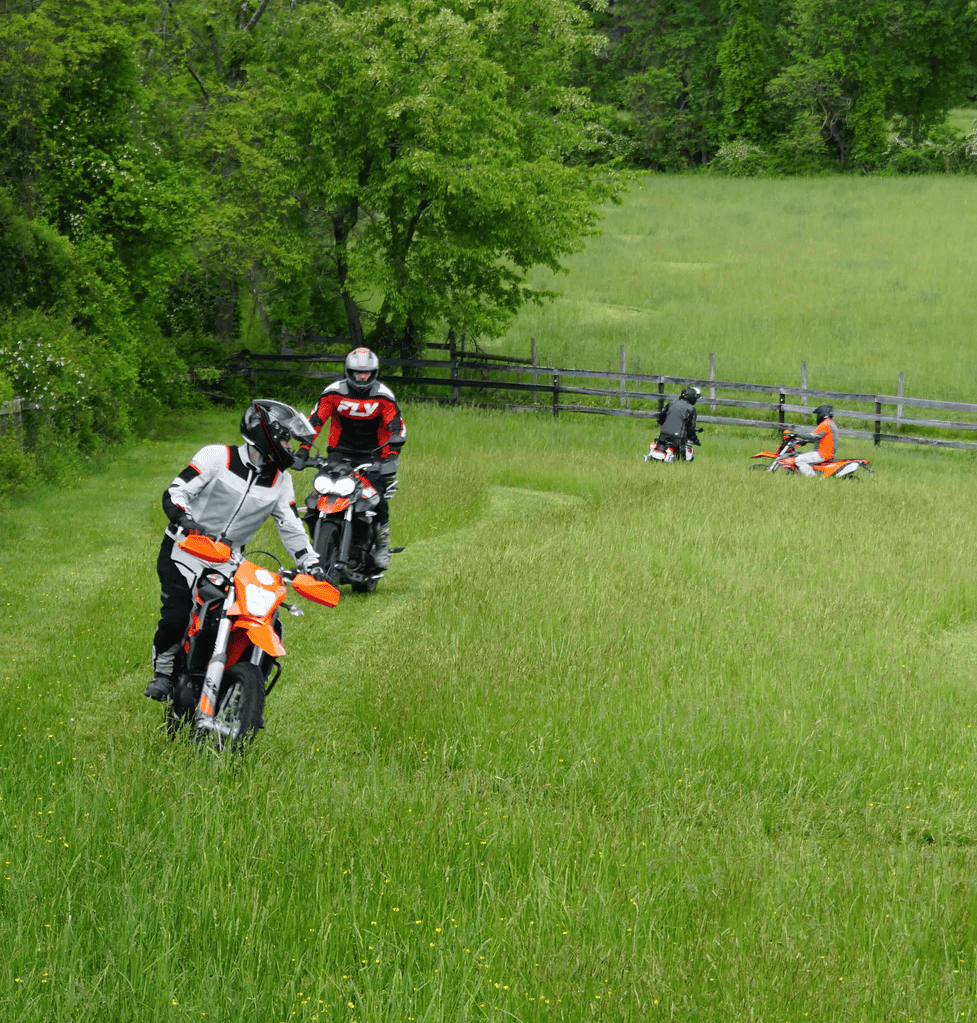 Riders on the spaghetti trail at the Virginia Adventure Training with Bret Tkacs